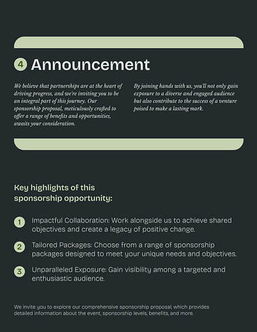Sponsorship Proposal Templates
