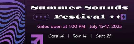 Ultimate Festival Ticket Combo Pack