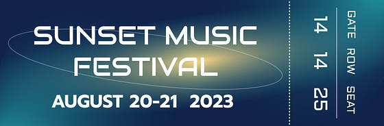 Ultimate Festival Ticket Combo Pack