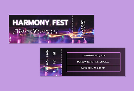 Ultimate Festival Ticket Combo Pack