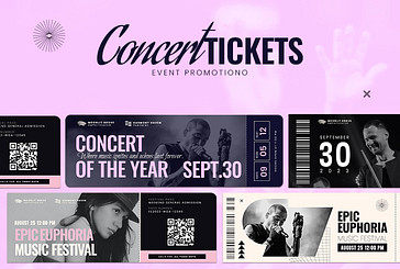 Concert Ticket Templates