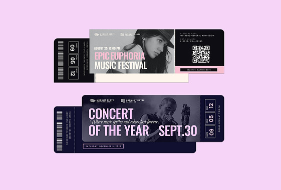Concert Ticket Templates