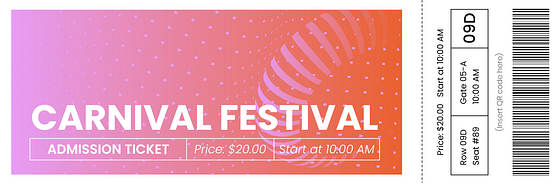 Festival Ticket Variety