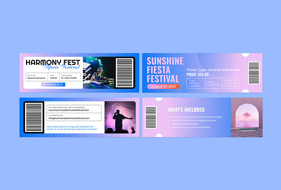 Festival Ticket Variety