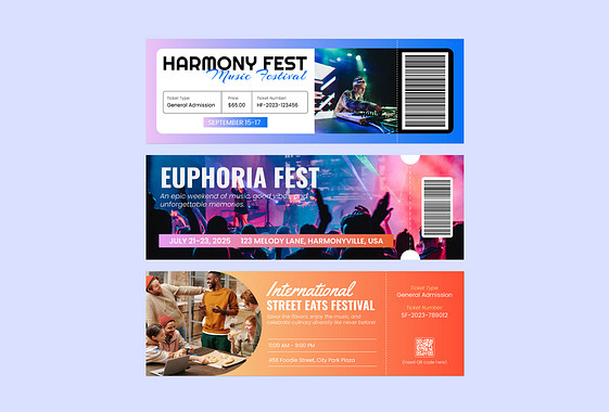 Festival Ticket Variety