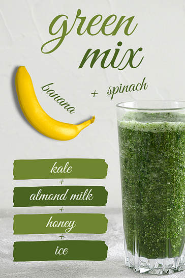 Fresh Fusion Smoothie Recipe Cards