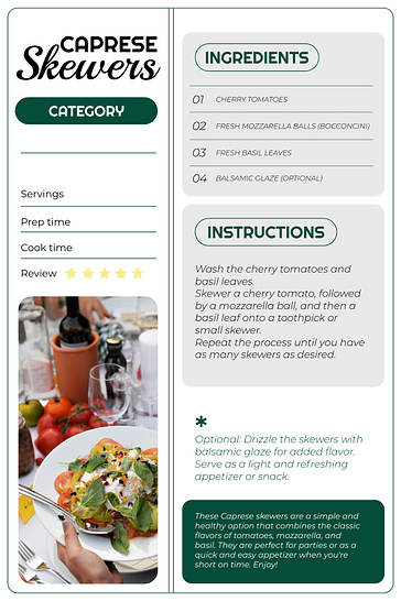 Diyet Yemek Tarifi Kartları