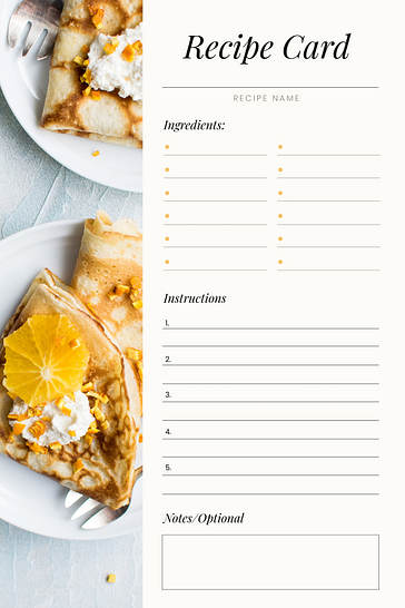 Simple Savor Recipe Cards