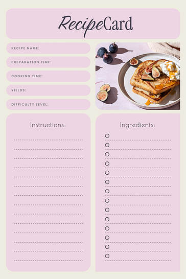 Simple Savor Recipe Cards
