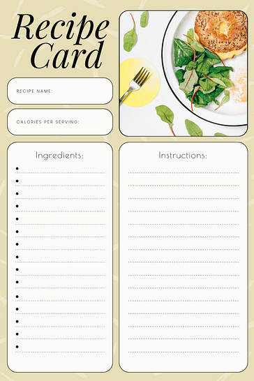 Simple Savor Recipe Cards