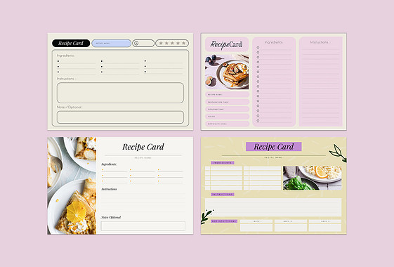 Simple Savor Recipe Cards