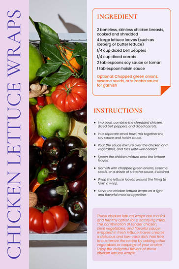 Taste in Focus Recipe Cards