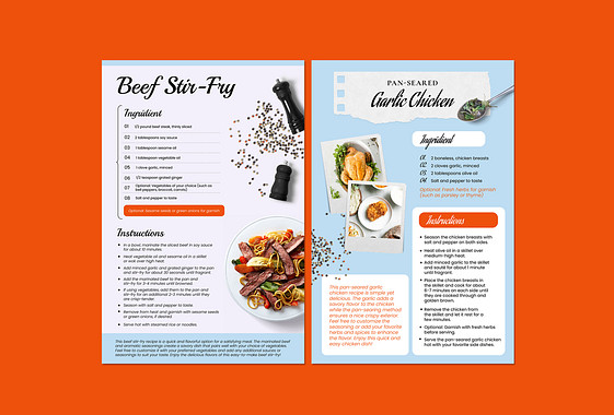 Taste in Focus Recipe Cards