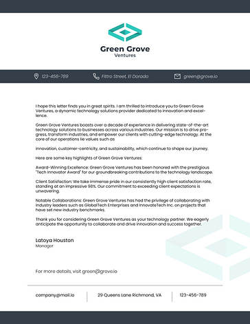 Corporate Letterhead Templates