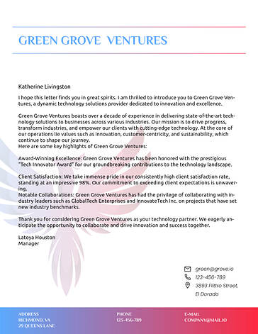 Corporate Letterhead Templates