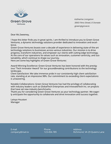 Corporate Letterhead Templates