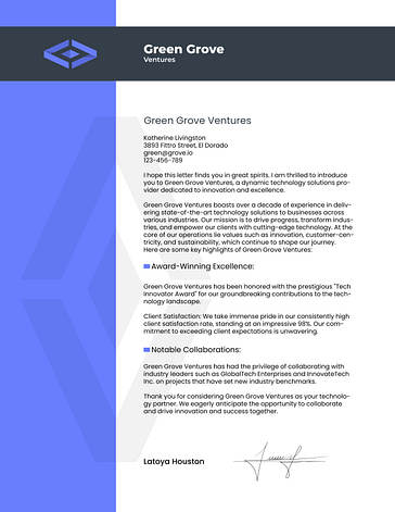 Corporate Letterhead Templates