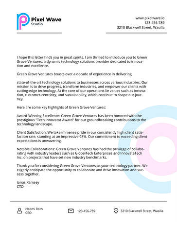 Corporate Letterhead Templates