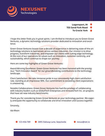 Corporate Letterhead Templates