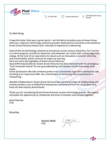 Corporate Letterhead Templates