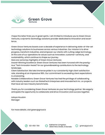 Corporate Letterhead Templates