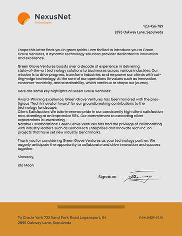 Corporate Letterhead Templates