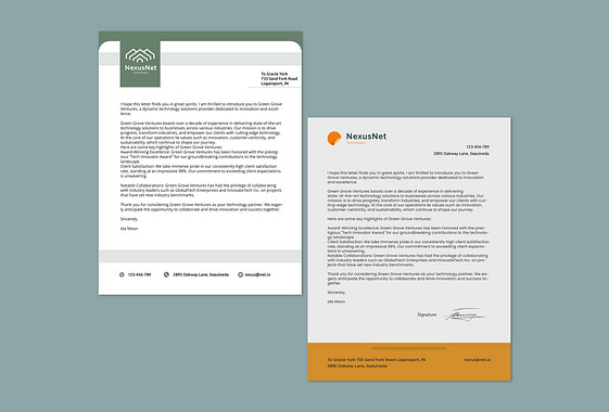 Corporate Letterhead Templates
