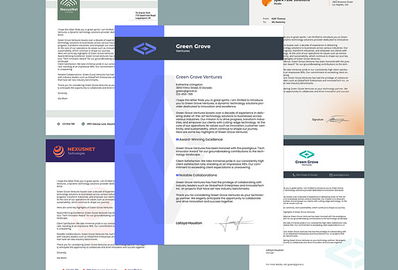 Corporate Letterhead Templates