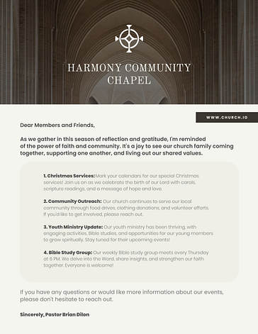 Church Letterhead Collection