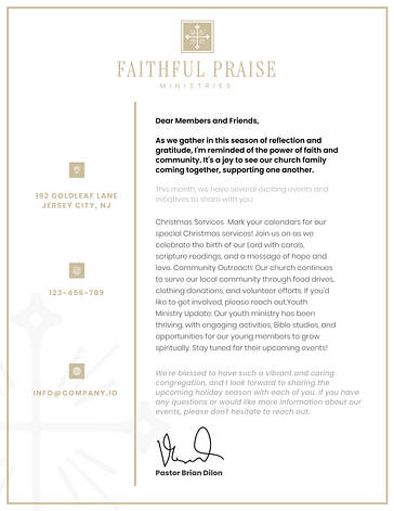 Church Letterhead Collection