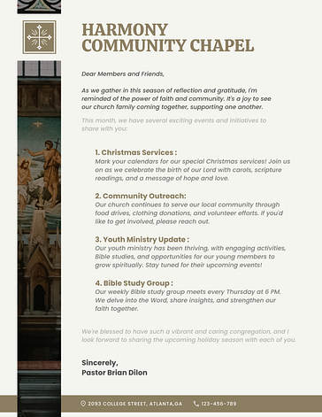 Church Letterhead Collection