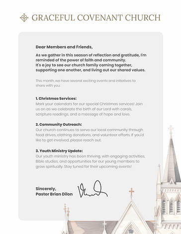 Church Letterhead Collection
