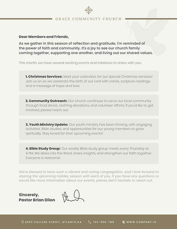 Church Letterhead Collection