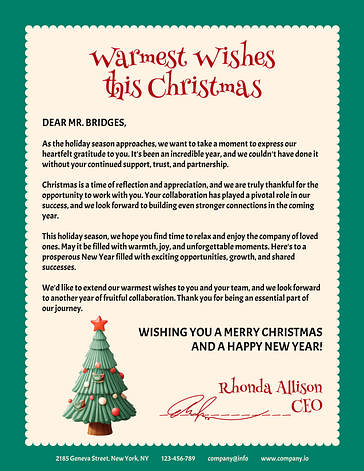 Festive Christmas Letterheads
