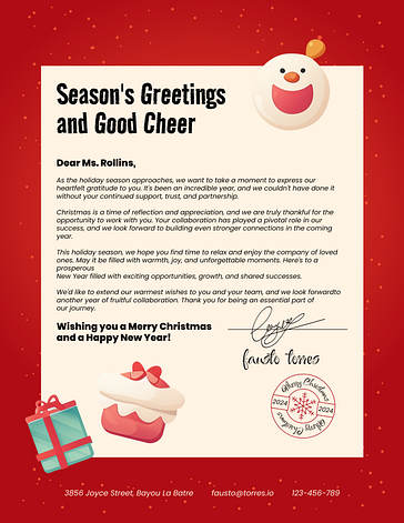 Festive Christmas Letterheads