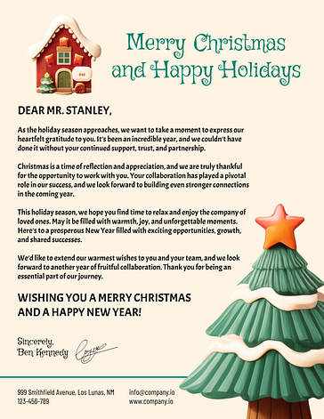 Festive Christmas Letterheads