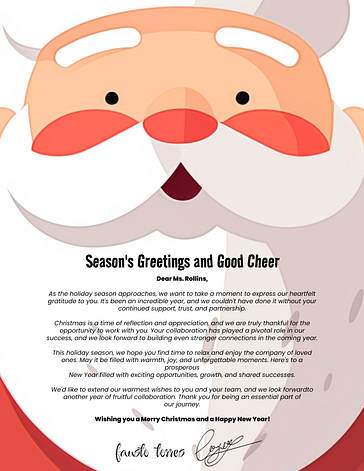 Festive Christmas Letterheads