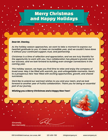 Festive Christmas Letterheads