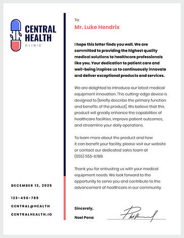 Healthcare Letterhead Templates