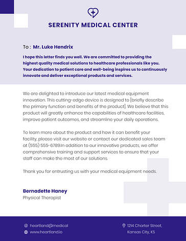 Healthcare Letterhead Templates