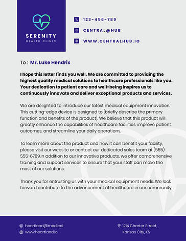 Healthcare Letterhead Templates