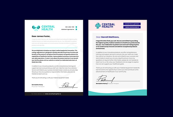 Healthcare Letterhead Templates