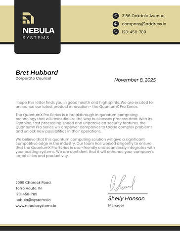 Professional Letterhead Designs