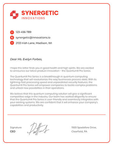 Professional Letterhead Designs