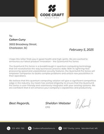 Professional Letterhead Designs