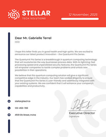 Professional Letterhead Designs