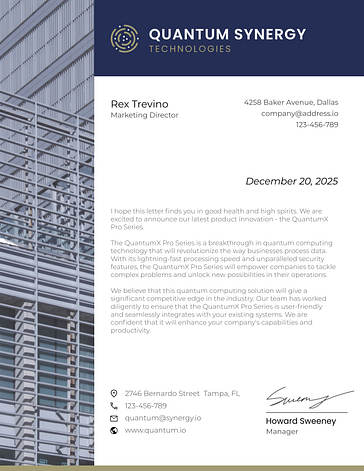 Professional Letterhead Designs