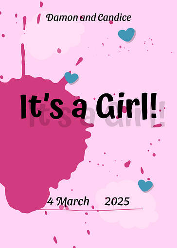 Красочные Гендер-объявления 