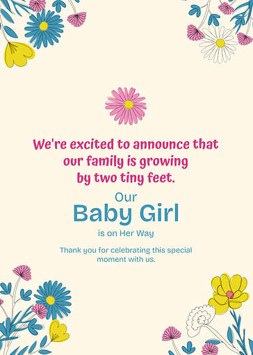 Красочные Гендер-объявления 