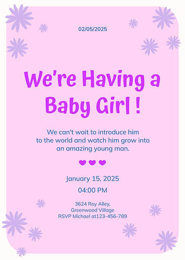 Красочные Гендер-объявления 